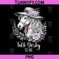 Talk Derby to Me PNG, Floral Horse Racing PNG, Funny Horses Equestrian PNG