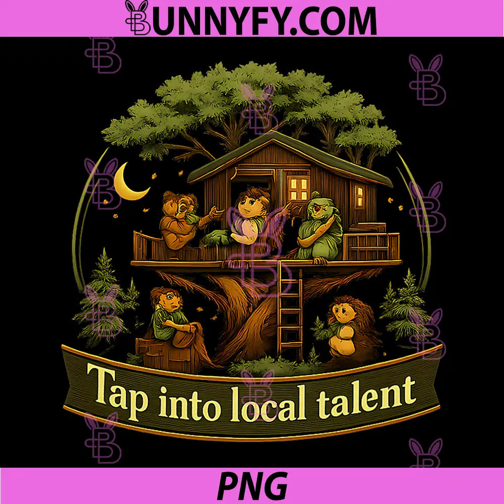 Tap into Local Talent PNG, Pride Badge Treehouse Art PNG