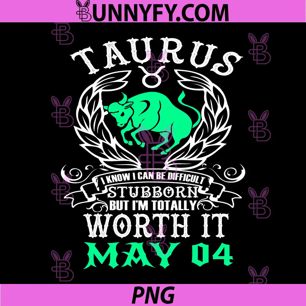 Taurus Zodiac May 04 PNG, Horoscope Sign Birthday PNG