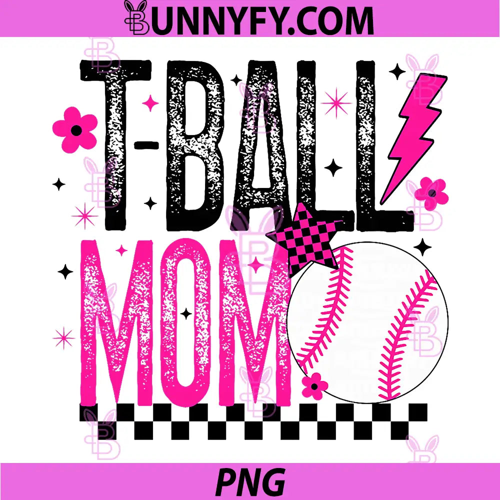 Tball Mom Retro PNG, Ball Baseball PNG