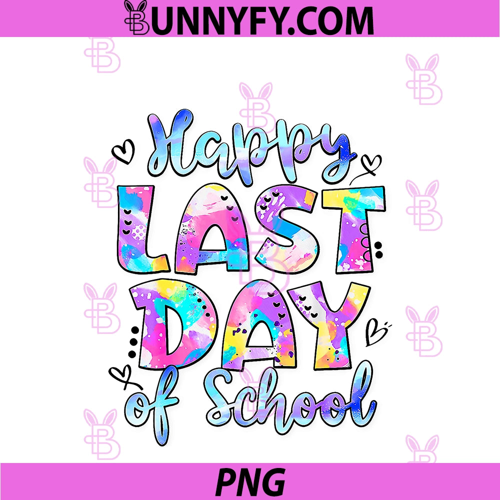 Teacher Tie Dye Hello Summer PNG, Happy Last Day Of School PNG