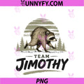 Team Jimothy Raccoon Meme PNG, Raccoon Feral Trendy Animal Humor PNG
