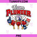 Team Plunger PNG, Varsity Plumbing Pun Graphic PNG