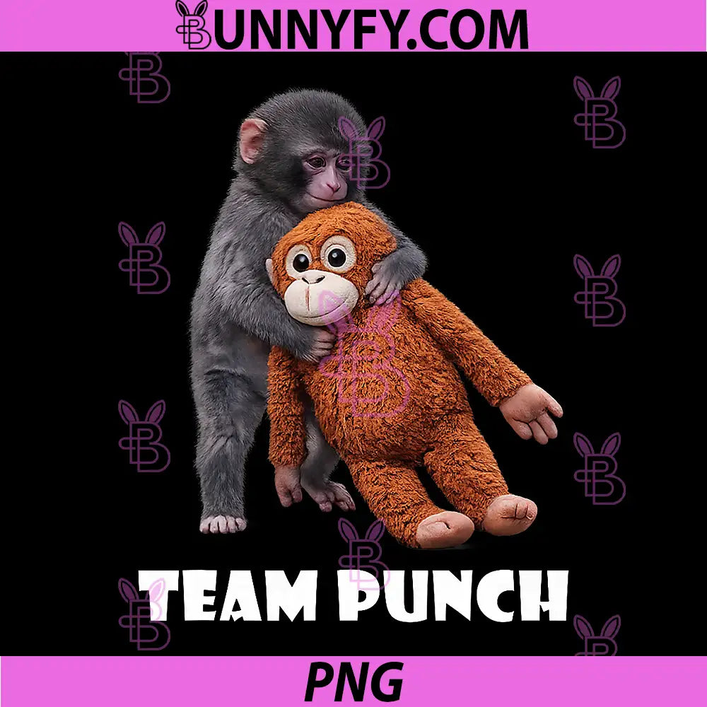 Team Punch PNG, Monkey Baby Japan Zoo PNG