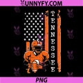 Tennessee Football Flag PNG, American Flag Tennessee Player PNG