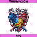 Tennis Costume Dripped PNG, 4th Of July Matching Player Lover PNG