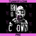 Terrifier Art The Clown PNG, Bloody Face High Contrast Horror PNG