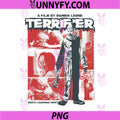 Terrifier Two Tone Art PNG, The Clown Collage Horror Movie PNG