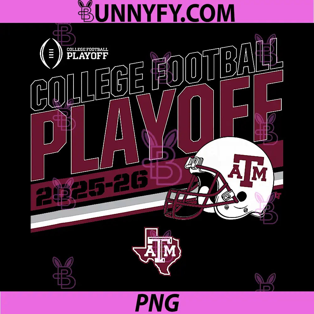Texas A&M Aggies PNG, College Football Playoff Stripe 2025 PNG
