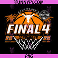Texas Longhorns Final Four 2025 PNG, Women's Basketball Palms PNG