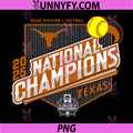 Texas Longhorns Softball PNG, National Champs 2025 WCWS Winner PNG