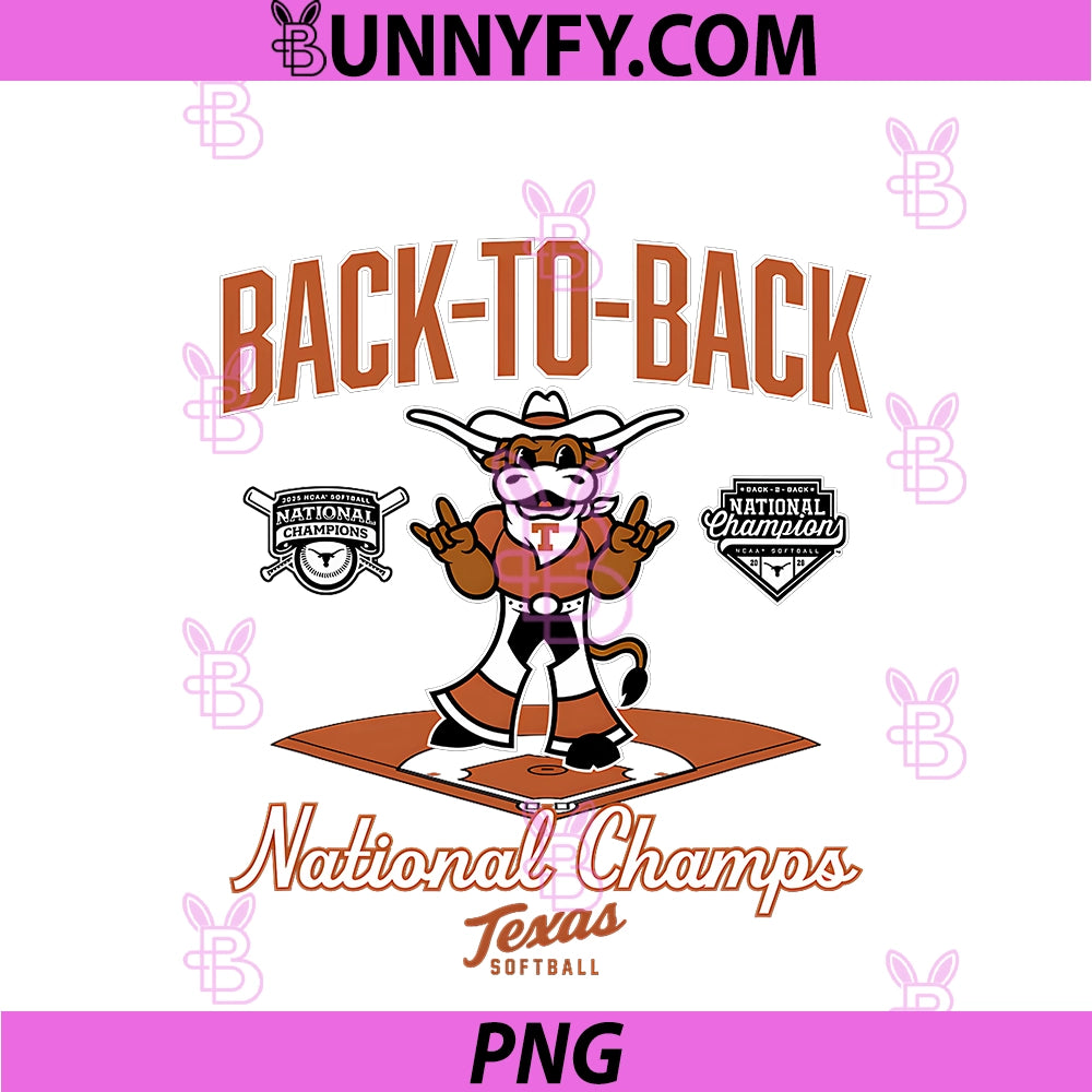 Texas Softball PNG, Back-To-Back Champions Diamond - NCAA PNG