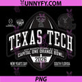 Texas Tech Red Raiders PNG, Orange Bowl 2025-26 CFP Quarter Red PNG