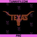 Texas Longhorn Vintage PNG, Retro Texas Bull Head PNG