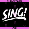 That Says Sing PNG, in an Artistic Brushstroke Style PNG