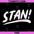 That Says Stan PNG, in an Artistic Brushstroke Style PNG
