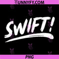 That Says Swift PNG, in an Artistic Brushstroke Style PNG