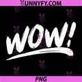 That Says Wow PNG, in an Artistic Brushstroke Style PNG