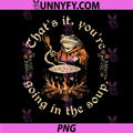 Thats It You're Going in The Soup PNG, Weird Medieval Witchy Frog PNG
