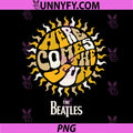 Here Comes The Sun Retro Art PNG, The Beatles Music Graphic PNG