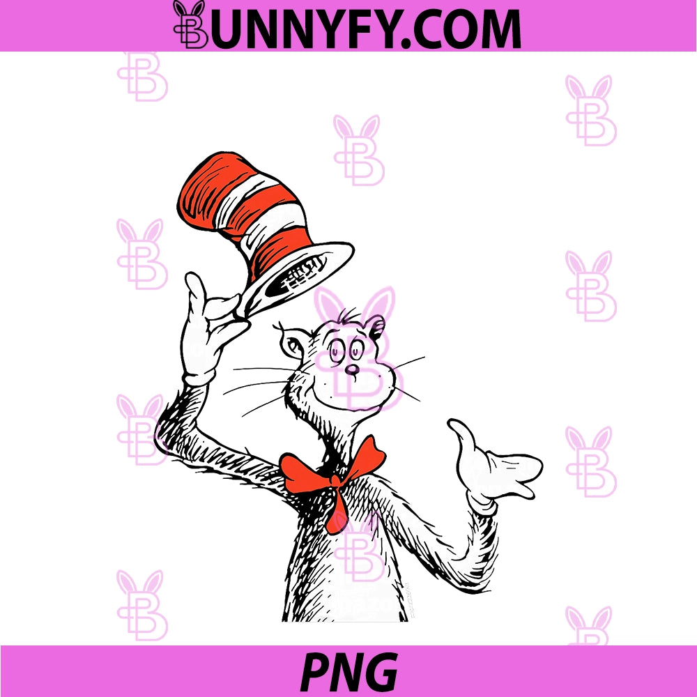 The Cat In The Hat Hat’s Off PNG, Officially Licensed PNG