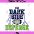 The Dark Side Defense PNG, Football Lightening Design PNG
