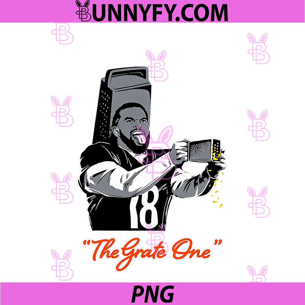 The Grate One Cheese Grater PNG, Football Fan Joke Design PNG