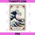 The Great Wave PNG, Off Kanagawa Tarot Card Artwork Japan PNG