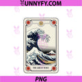 The Great Wave PNG, Off Kanagawa Tarot Card Artwork Japan PNG