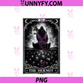 The Hermit Tarot Gothic Death Art PNG, Grim Reaper Occult Alt PNG