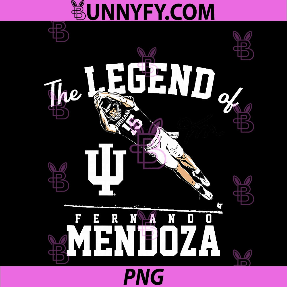 The Legend Of Fernando Mendoza PNG, Indiana Hoosiers Football PNG
