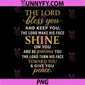 The Lord Bless You And Keep You PNG, Christian Bible Verse Art PNG