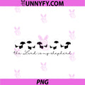 The Lord Is My Shepherd PNG, Christian Kawaii Sheep Cottagecore PNG