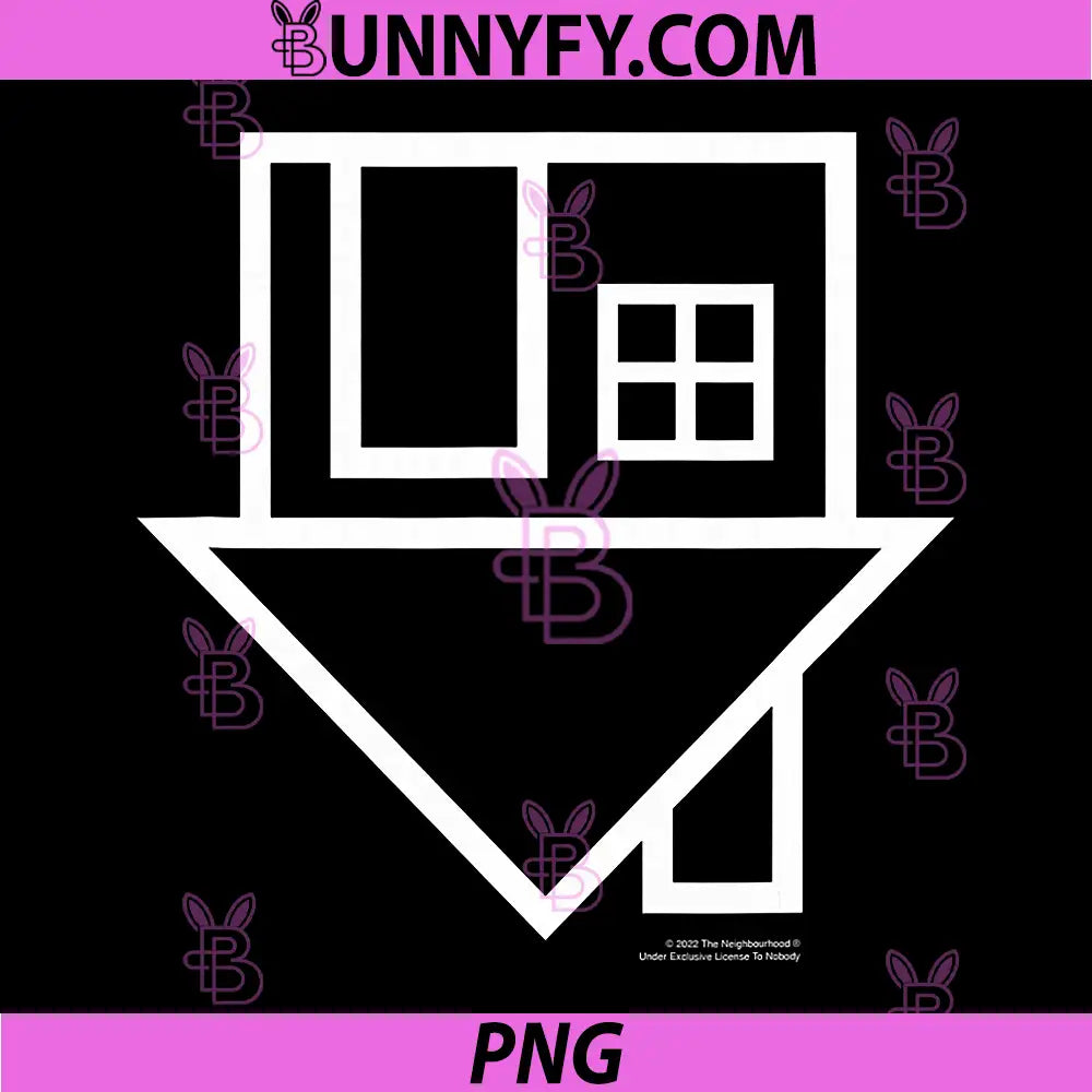 The Neighbourhood House Logo PNG, Minimal Band Symbol PNG