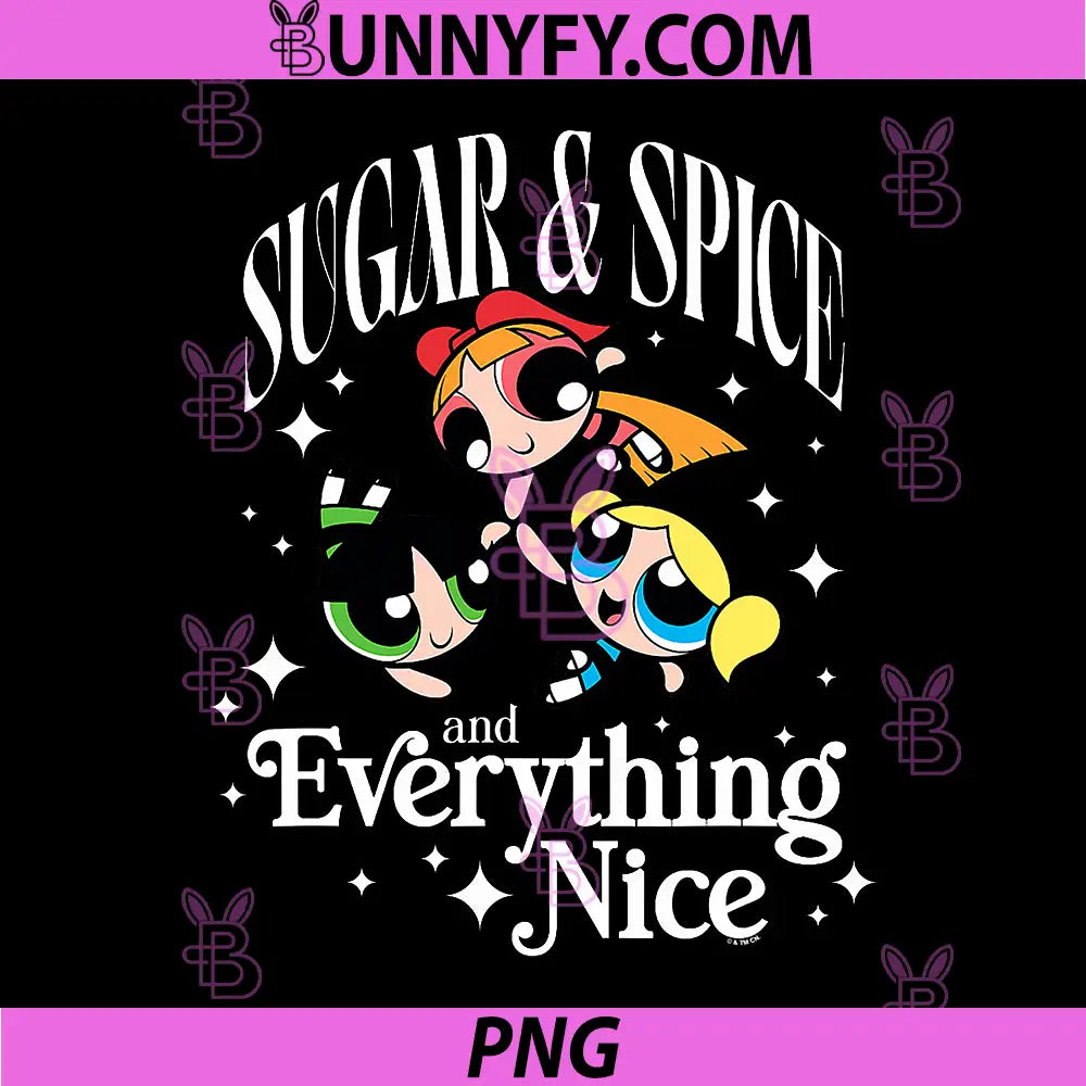 The Powerpuff Girls PNG, Sugar & Spice and Everything Nice Team PNG