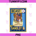 The Sandlot Hercules PNG, The Beast Retro Baseball PNG
