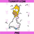The Simpsons PNG, Homer Hide Bush Meme PNG