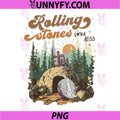 The Stone Was Rolled Away He Is Alive PNG, Retro Christian Easter PNG
