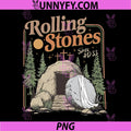 The Stone PNG, Was Rolled Away He is Alive PNG, Retro Christian Easter PNG