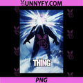 The Thing PNG, Glowing Silhouette Movie Poster PNG