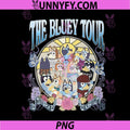 The Bluey Tour PNG, Funny Family Cartoon PNG