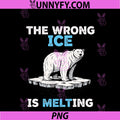 The Wrong ICE Is Melting Polar Bear PNG, Funny Ice Cold PNG