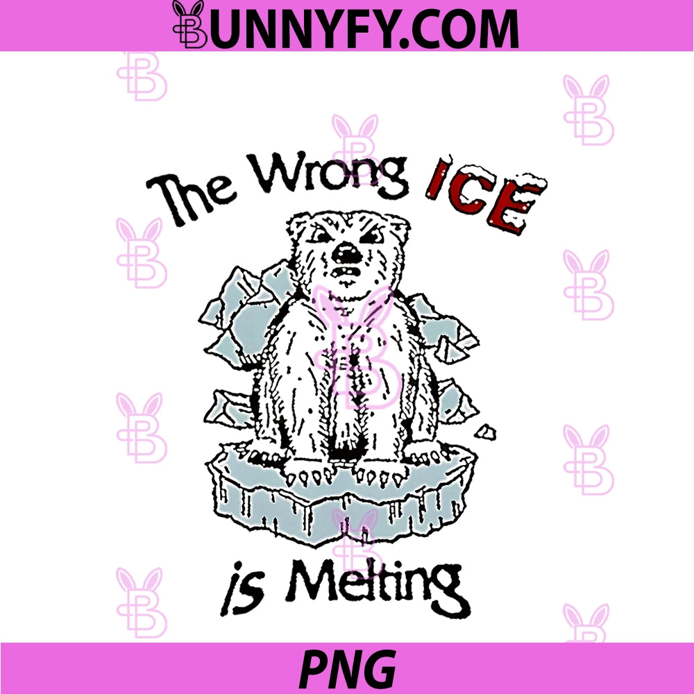 The Wrong Ice PNG, Is Melting PNG