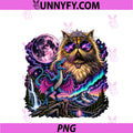 This Is An Outrage PNG, Funny Princess Cat Dinosaur Donut Meme PNG