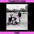 Three Stooges Football Kickoff Scene PNG, Classic Comedy Sports Art PNG
