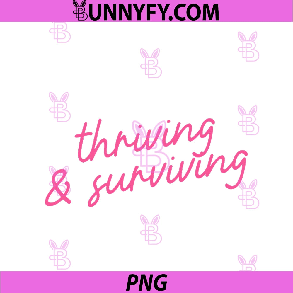 Thriving & Surviving PNG, Positive Affirmation Script PNG