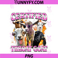 Throat Goat PNG, Funny Offensive Adult Humor Bootleg PNG