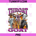 Throat Goat PNG, Funny Offensive Adult Humor Bootleg Y2K Graphic PNG