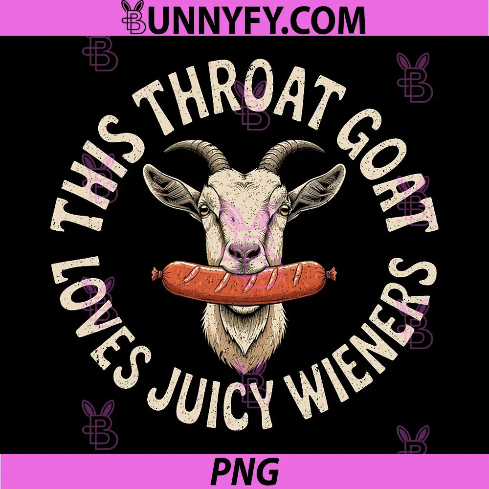 Throat Goat Professional Gobbler Inappropriate PNG, Adult Humor PNG