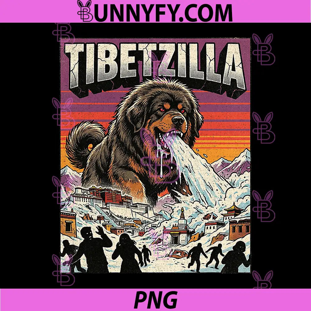 Tibetzilla Tibetan Mastiff PNG, Dog Dogzilla Monster Movie PNG
